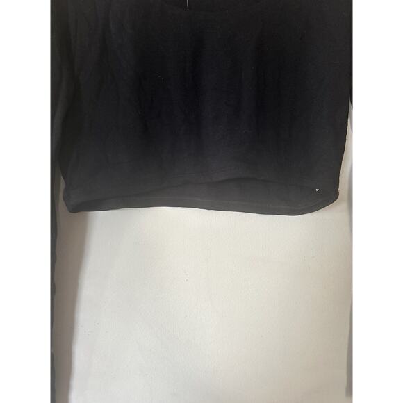 NWT Naked Wardrobe Long Sleeve Crop Top Black Women’s Size XL Bodycon Sexy - Picture 5 of 10